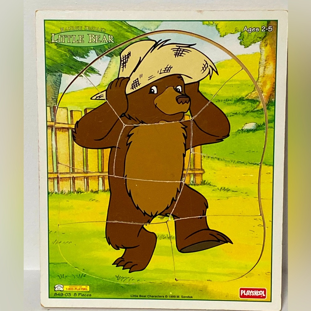 Vintage 1999 Little Bear Board Puzzle